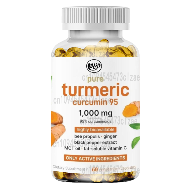 Turmeric Curcumin Capsule - Suplemento de cúrcuma y curcumina 1000