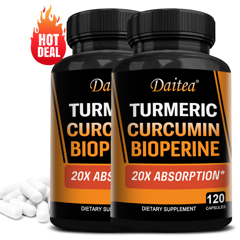 Turmeric Curcumin Capsule - Cápsulas de Cúrcuma con Curcumina 2500mg,