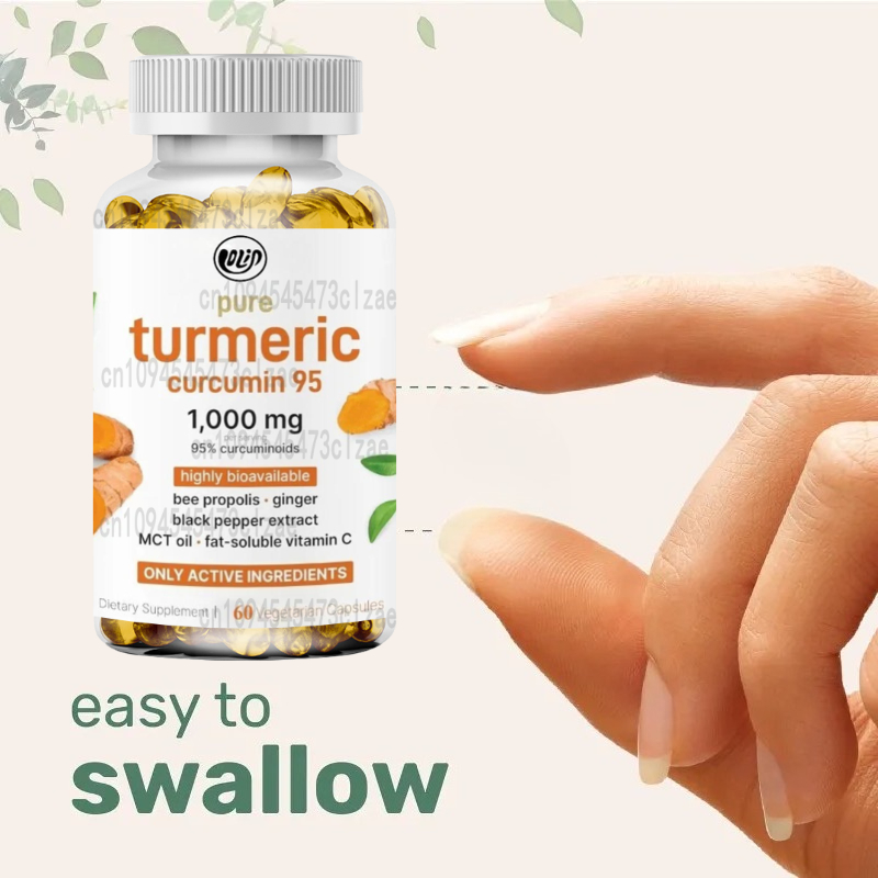 Suplemento de cúrcuma y curcum - Turmeric Curcumin Capsule reseña y precio