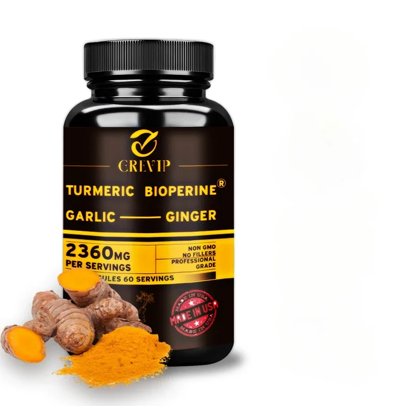 Suplemento 4 en 1 de cúrcuma y - Turmeric Curcumin Capsule reseña y precio