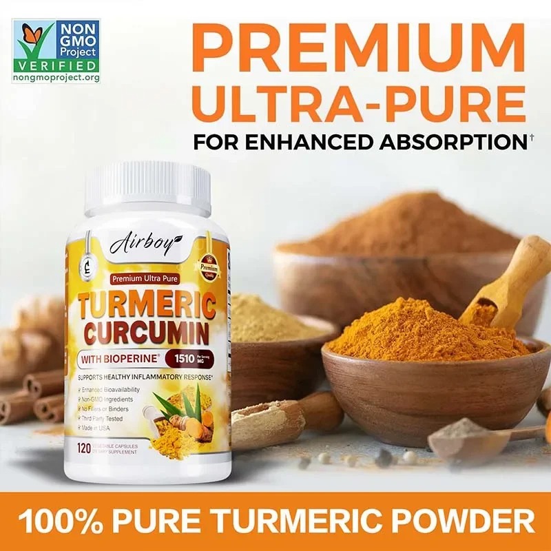 Cápsulas de Cúrcuma - Promueve - Turmeric Curcumin Capsule reseña y precio