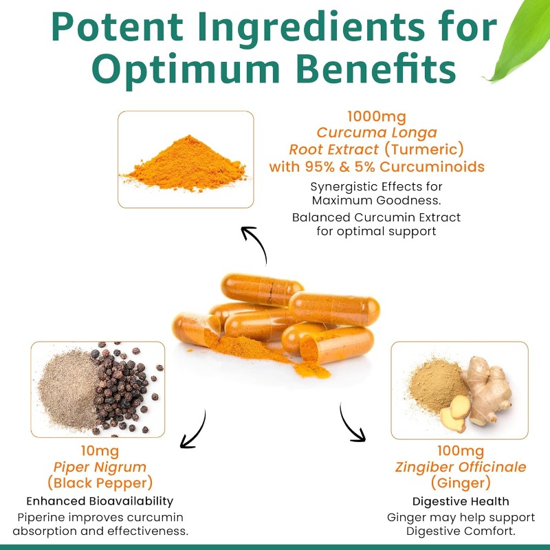 Nutrition Curcumina Suplemento - Turmeric Curcumin Capsule reseña y precio