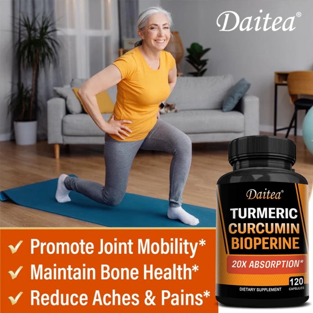 Cápsulas de Cúrcuma con BioPer - Turmeric Curcumin Capsule reseña y precio