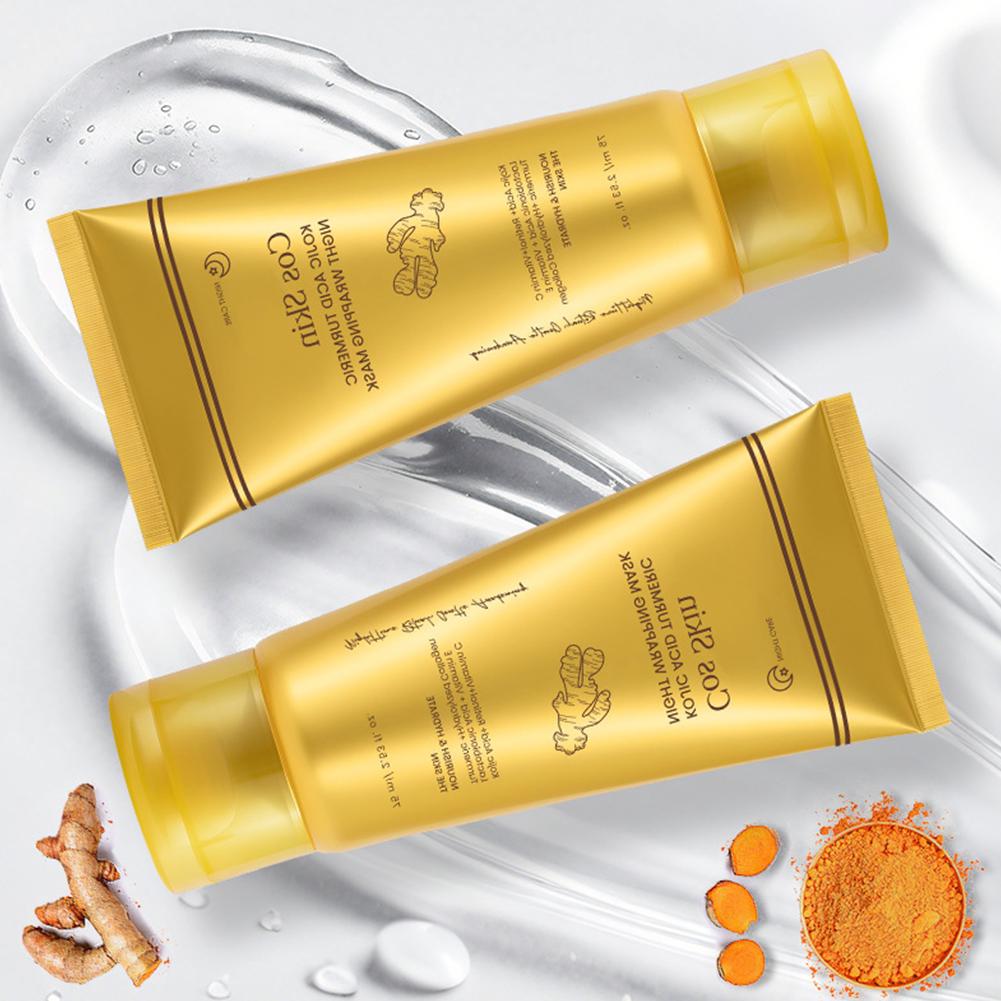 Mascarilla Facial Exfoliante d - Turmeric Curcumin Capsule reseña y precio