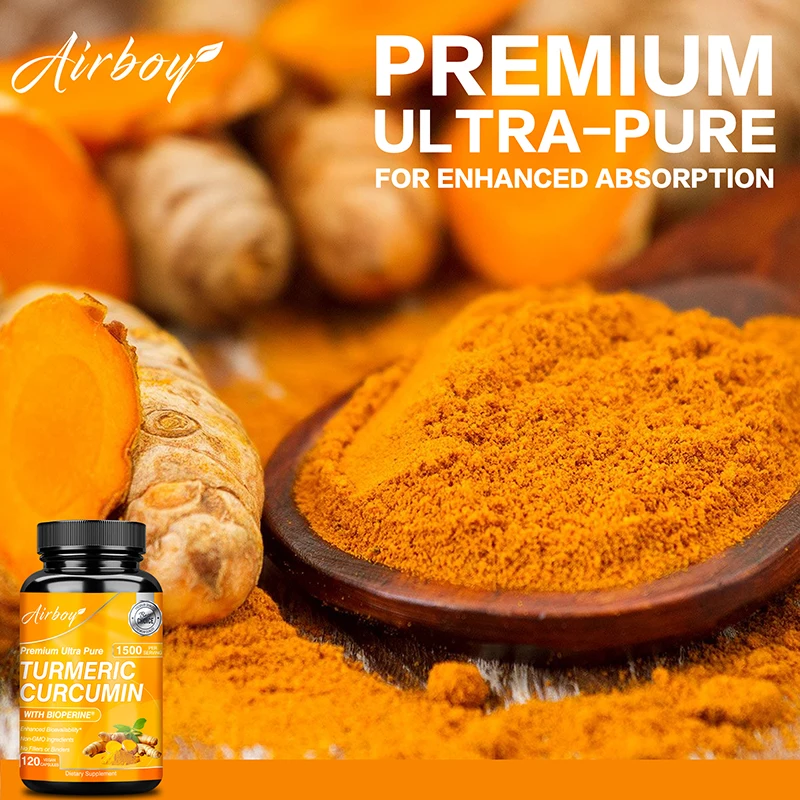 Cápsulas de curcumina y cúrcum - Turmeric Curcumin Capsule reseña y precio