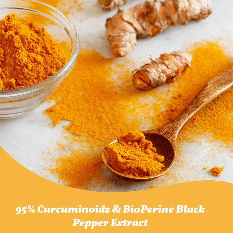 Curcumina de cúrcuma con pimie - Turmeric Curcumin Capsule reseña y precio