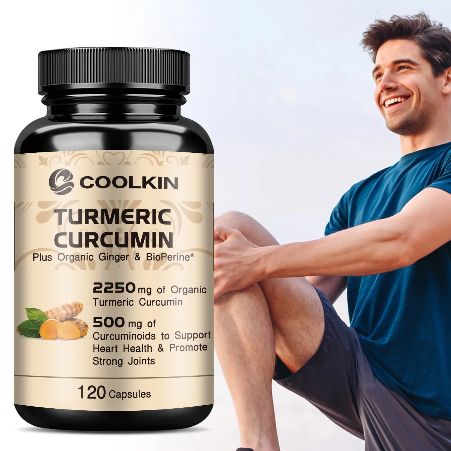 Curcumina de cúrcuma - con 95% - Turmeric Curcumin Capsule reseña y precio