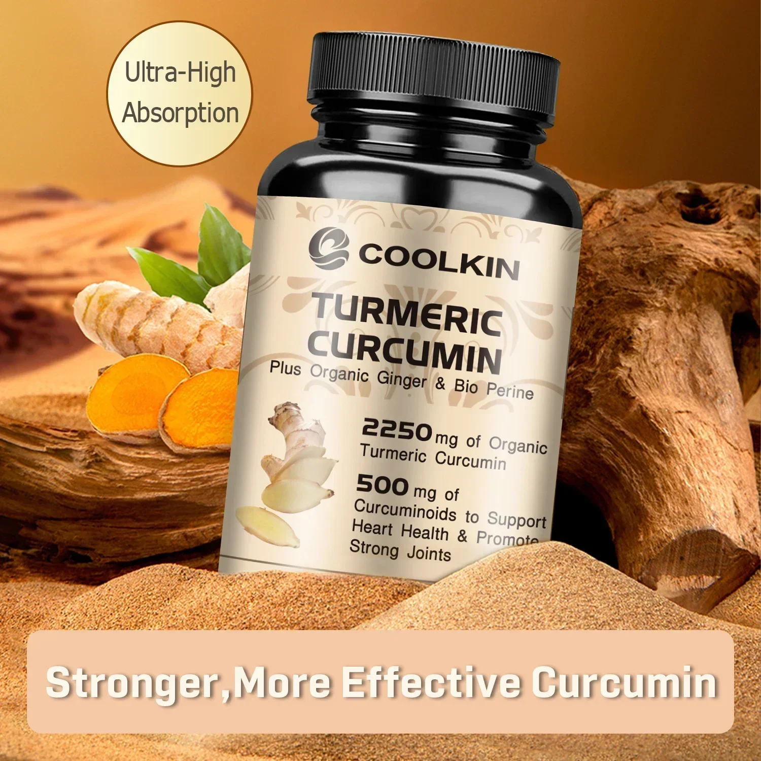 Curcumina de cúrcuma - con 95% - Turmeric Curcumin Capsule reseña y precio