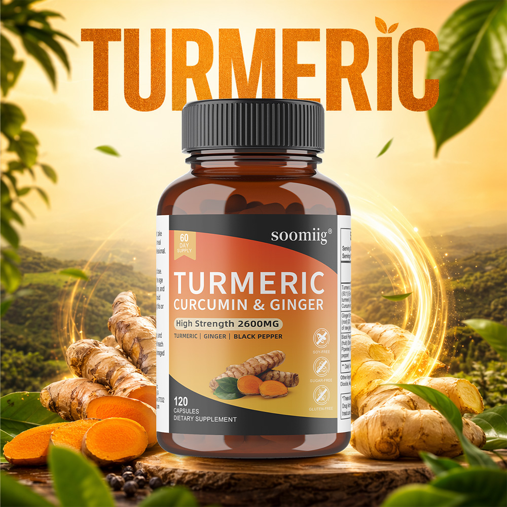 Cápsulas de Cúrcuma con Jengib - Turmeric Curcumin Capsule reseña y precio