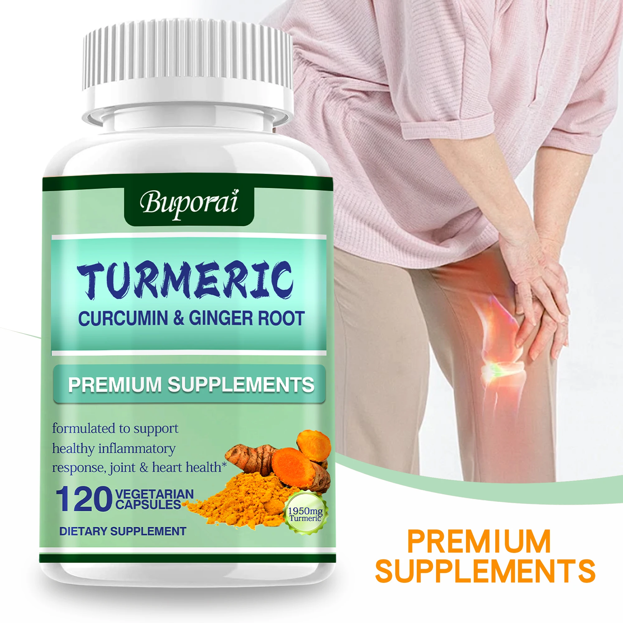Curcumina de cúrcuma + raíz de - Turmeric Curcumin Capsule reseña y precio