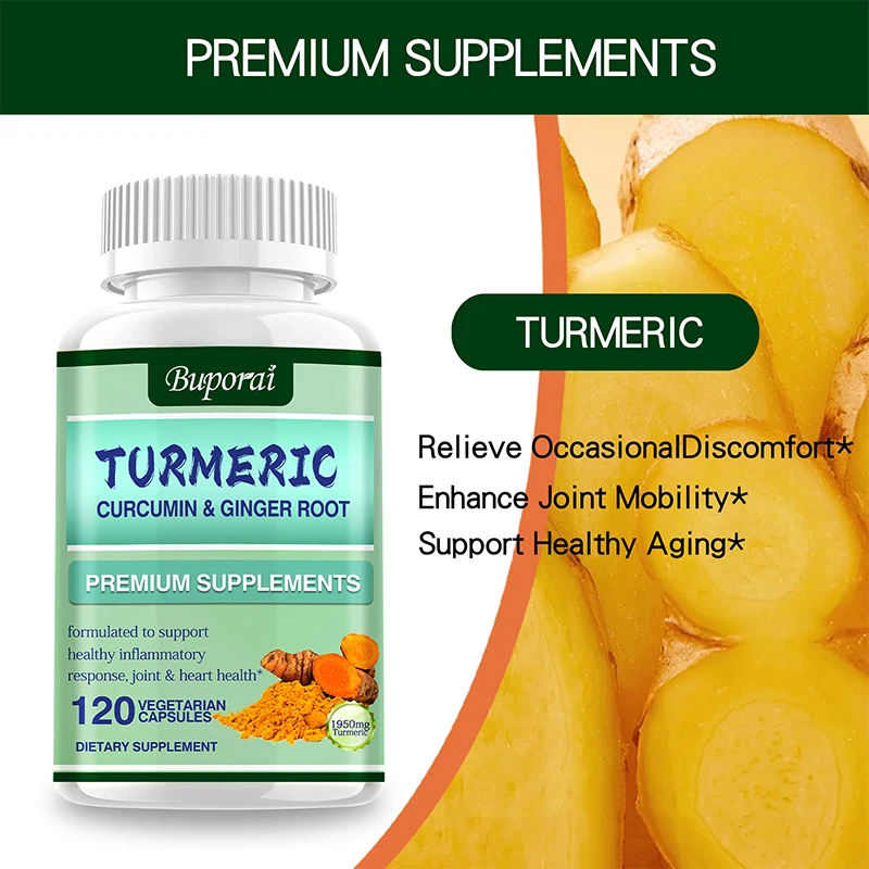Curcumina de cúrcuma + raíz de - Turmeric Curcumin Capsule reseña y precio