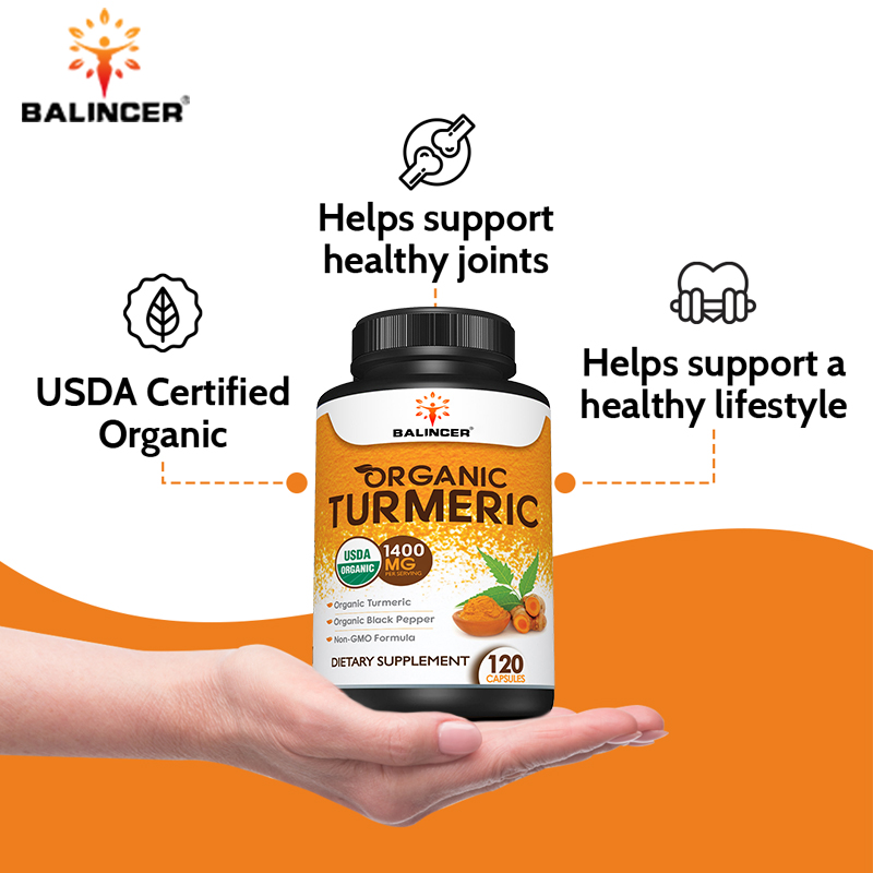 Cúrcuma orgánica con extracto  - Turmeric Curcumin Capsule reseña y precio