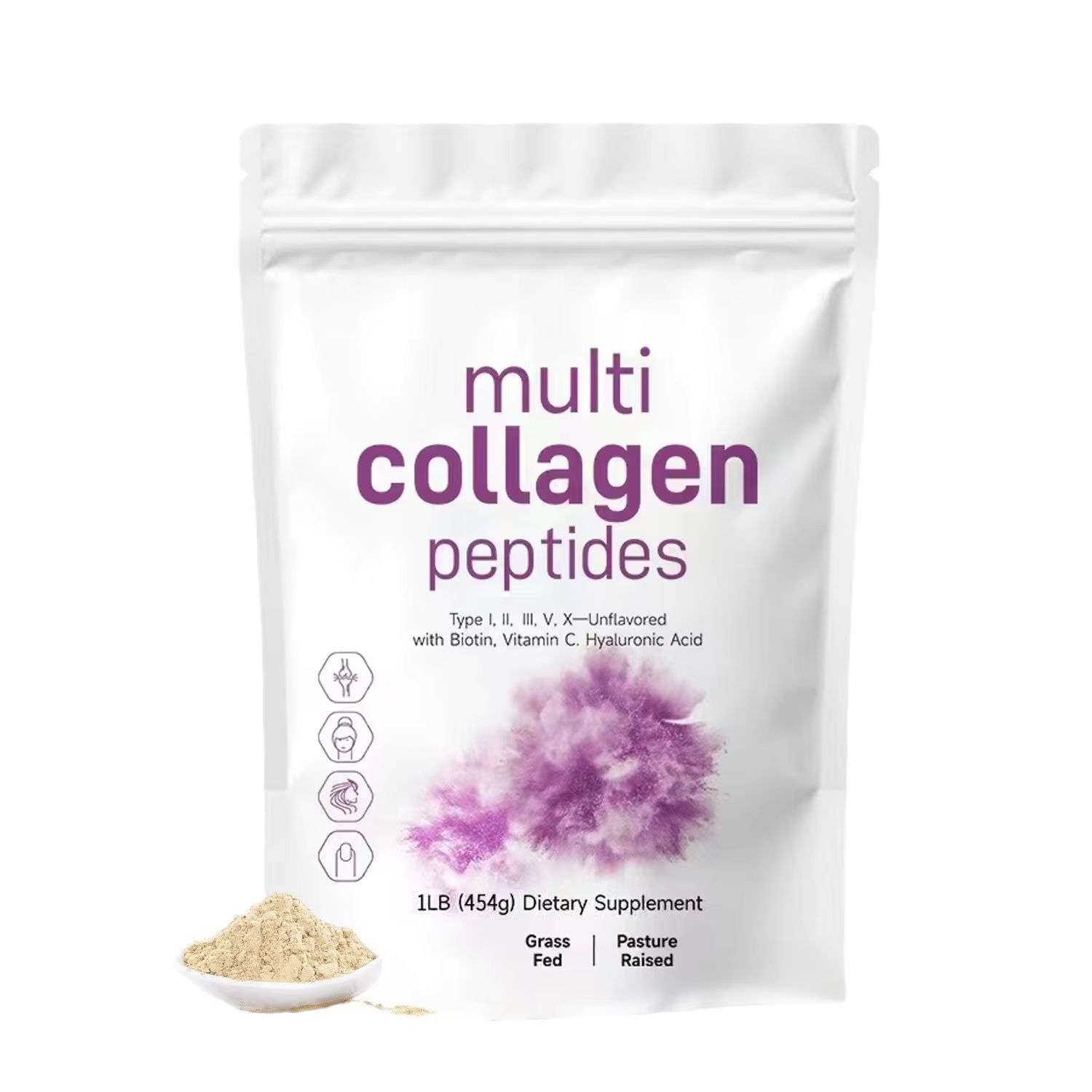 Polvo de péptidos de colágeno  - X Nutrition reseña y precio