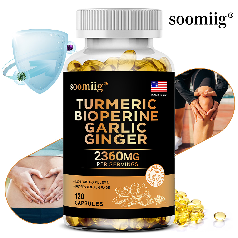 Suplemento de cúrcuma y jengib - Turmeric Curcumin Capsule reseña y precio