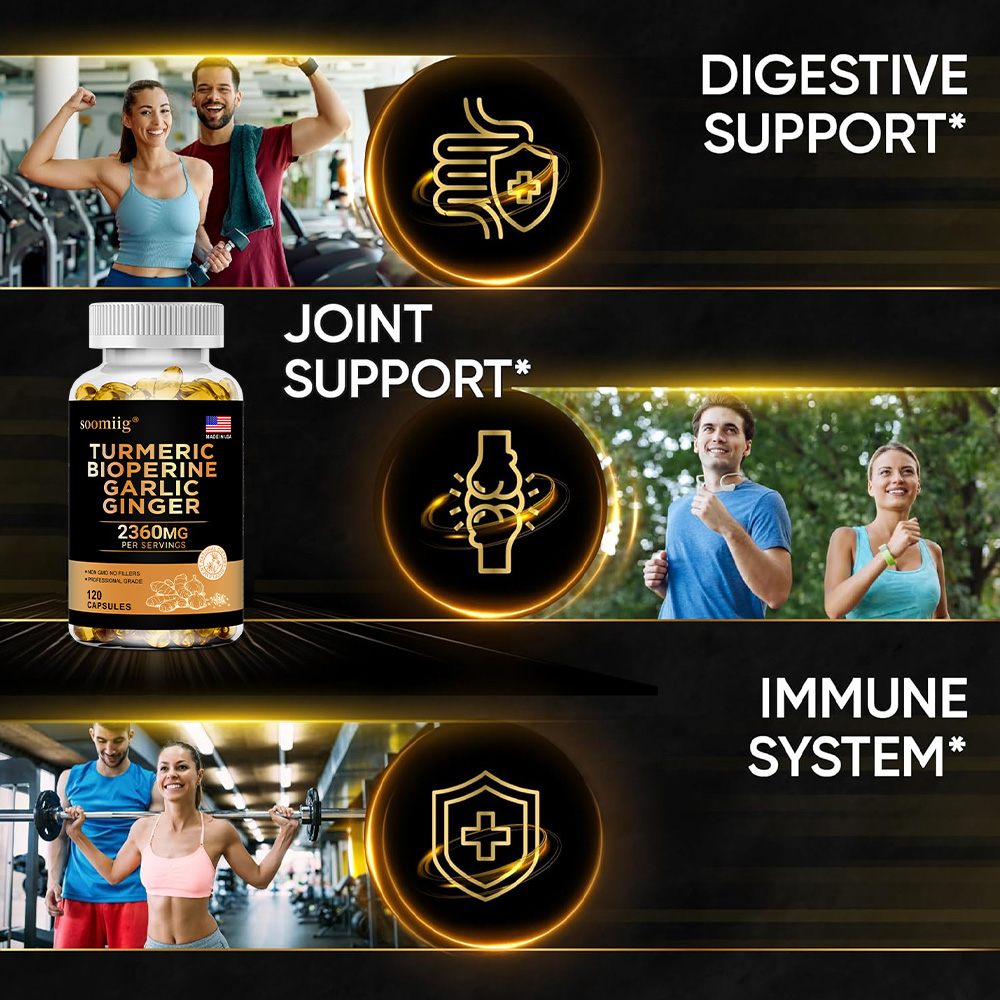 Suplemento de cúrcuma y jengib - Turmeric Curcumin Capsule reseña y precio